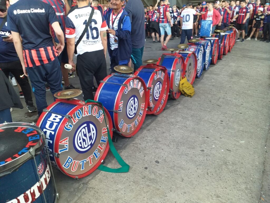 me encontré un hincha de racing